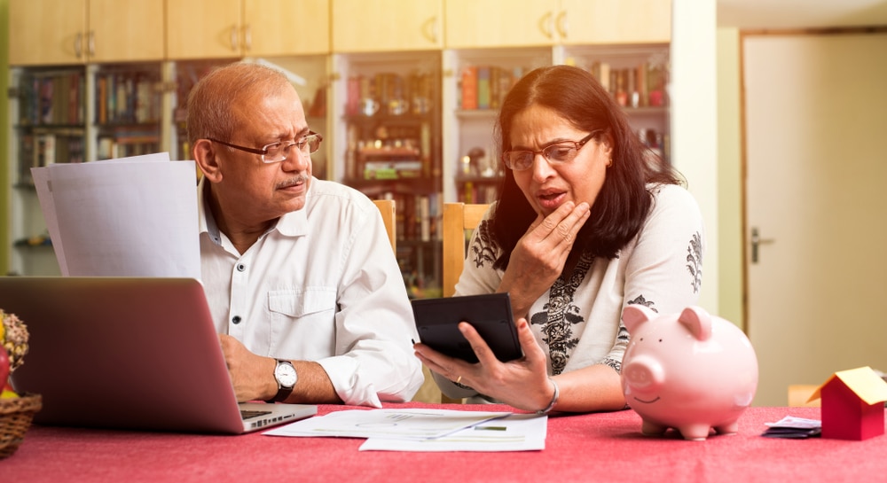 Australian couple worried about household income