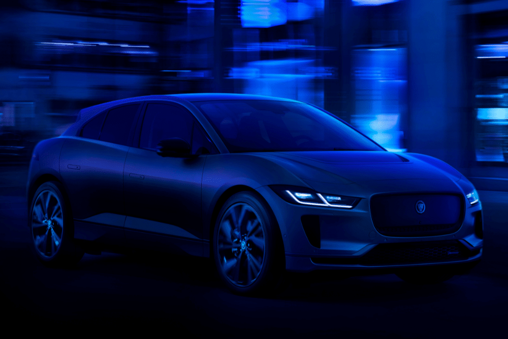 Jaguar i-pace outside