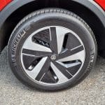MG ZS EV mag wheel close up
