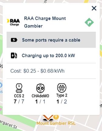 The Chargefox app made it easy to find EV chargers and check their status